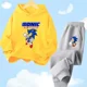 thumbnail image 3 of Conjunto de sudadera con capucha Sonic Tops, ropa para bebés de 2 a 12 años, ropa de abrigo para niños, sudadera de primavera 2024 para niñas, ropa para madres y niños, 3 of 5