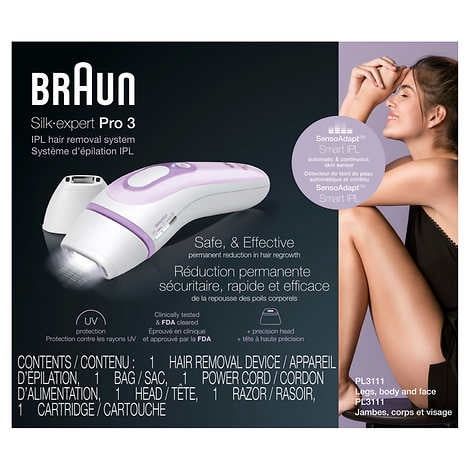 Braun Silk Expert Pro 3 IPL3111 with Braun FaceSpa Pro 911 3 in 1