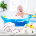 thumbnail image 6 of Dreamtimes Nordic Scandinavian Gnomes Baby Muslin Washcloths Face Towel, Pink Christmas Burp Cloths Cotton Wipes 5 PCS Infant Wash Cloth for Newborn Boys Girls 12x12 inches, 6 of 7