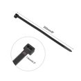 thumbnail image 2 of 8 Inch x 0.3 Inch Self-Locking Cable Zip Ties Nylon Black 60 Pack, 2 of 5