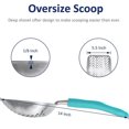 thumbnail image 4 of PEACNNG Cat Litter Scoop  Metal  13.8 x 5.3 in  Deep Shovel Poop Sifting with Long Handle  Pooper Lifter Works with All Type of Cat Litter  with Holder, 4 of 6