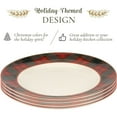 thumbnail image 3 of Spode Christmas Tree Tartan Dinner Plate (Set of 4) - 10.5" Festive Holiday Tableware, Colorful Christmas Dishes Tartan Plaid Border, Fine Earthenware, Microwave & Dishwasher Safe Decorative Plate, 3 of 7