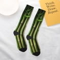 thumbnail image 5 of Salouo Green Bamboo Fence1 Print Women's Men's Ankle Socks 1-pack Casual Athletic Socks for Unisex Adult Moisture-Wicking Socks for Daily Wear/Running/Sport, 5 of 8