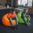 thumbnail image 4 of 2 Pcs Inflatable Sofa Bean Bag Inflatable Lounge Chair Inflatable Lazy Sofa Folding Portable Inflatable Chair for Living Room Bedroom Office Balcony Reading Room Travel,OrangeGreen, 4 of 4