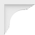 thumbnail image 3 of 3 1/2"W x 9"D x 9"H Standard Warren Architectural Grade PVC Bracket, 3 of 11