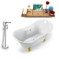 thumbnail image 5 of Tub, Faucet and Tray Set Streamline 60" Clawfoot NH900BL-CH-120, 5 of 7