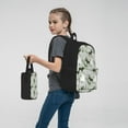 thumbnail image 7 of Pofeuu green plaid Moose tree Print Backpack Travel Backpacks With Lunch Bag Pencil Bag Set 3 pcs Set Cartoon Backpack, 7 of 7