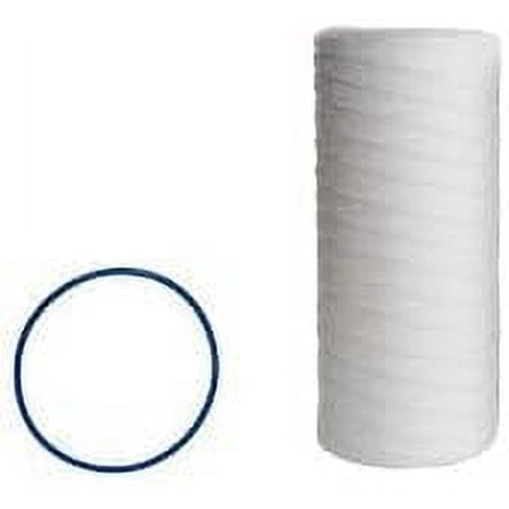 CFS 1 Pack 10" String Wound Replacement Water Filter Cartridge with O-Ring