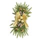 thumbnail image 5 of Guirnalda navideña preiluminada para escalera, colgante, corona Artificial para ventana, estante para chimenea, decoración del hogar y granja Amarillo Macarena Botín de escalera, 5 of 8