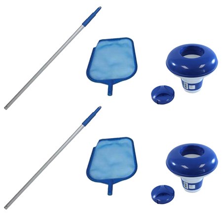 UPC 842372189255 product image for Intex Cleaning Maintenance Swimming Pool Kit w/ Vacuum Skimmer & Pole (2 Pack) | upcitemdb.com