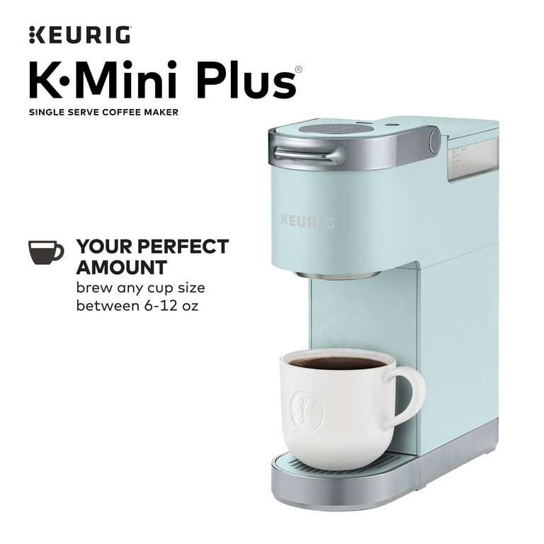 Keurig - K-Mini Plus Single Serve K-Cup Pod Coffee Maker Evening Teal