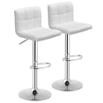 thumbnail image 1 of Taburetes de bar COSTWAY modernos giratorios Altura ajustable paquete de 2, 1 of 9