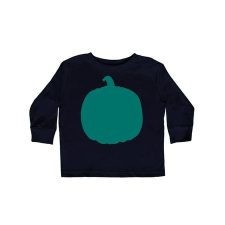 

Inktastic Allergy Awareness Teal Pumpkin Silhouette Gift Toddler Boy or Toddler Girl Long Sleeve T-Shirt