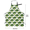 thumbnail image 6 of Goofa Cute Broccoli Printed Waterproof Apron 33" Chef Aprons for Men Heavy Duty Chemical Work Apron Adjustable Bib Apron, 6 of 9