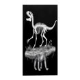 thumbnail image 2 of Vibrant Beach Towel with Skeleton Design - Perfect for Pool Bath and Travel - Soft Absorbent and Stylish for Women, 2 of 6