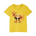 thumbnail image 1 of RXIRUCGD 2025 Vêtements d'Été pour Enfants T-shirt Imprimé Mode Mignon Col Rond Manches Courtes, 1 of 5