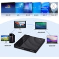 thumbnail image 5 of External CD Drive, Portable USB 3.0 Type-C CD/DVD RW Drive Player, CD ROM Rewriter Burner Optical Disc Drive, 5 of 5