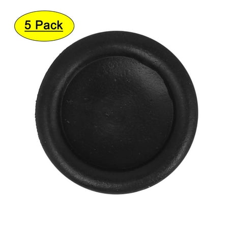 

5pcs Black Rubber Closed Blind Blanking Hole Wire Cable Gasket Grommets 40mm