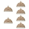 thumbnail image 5 of balikha 6Pcs Christmas Macrame Ornament Christmas Ornament Wall Hanging Semi Circle Crafts Xmas Tree Decor for Holiday Seasonal Decor Elk, 5 of 9