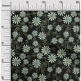 thumbnail image 1 of oneOone Polyester Lycra Fabric Leaves & Floral Artistic Print Sewing Fabric BTY 56 Inch Wide, 1 of 1