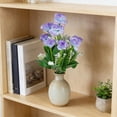 thumbnail image 6 of 7 Heads Artificial Carnation Bouquet 12.99 Inch, Realistic Fake Carnation Flowers for Home Wedding Sympathy Decor, Multi-Color Silk Flowers for Centerpiece Party, 6 of 6