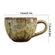 thumbnail image 3 of Taza de café Latte americano Taza de latte Taza vintage Taza de agua Taza de leche Taza de desayuno Taza de cerámica, 3 of 6