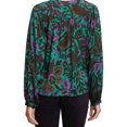 thumbnail image 3 of VELVET BY GRAHAM & SPENCER Womens Split Neck Pleated Peasant Top, 3 of 3