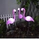 thumbnail image 4 of 3 X Solar Lamp Decorative Flamingo Set Flamingos Garden Decoration, 4 of 5