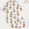 thumbnail image 2 of Duck Vacation Pajama Set for Women, Funny Goose Print Sleepwear, Cute Animal Pajamas Loungewear Gift, 2 of 4