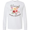 thumbnail image 3 of Inktastic Blessed to Be a Grandma Flowers Long Sleeve T-Shirt, 3 of 5