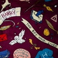 thumbnail image 2 of Harry Potter™ Travel Throw Blanket 40in x 50in - Maroon, 2 of 4