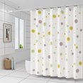thumbnail image 1 of Bathroom curtain shower curtain pastoral flower single curtain without rod width 120*height 180, 1 of 1