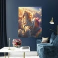 thumbnail image 5 of Xecao Rainbow Cloud White Horse for Ready-to-Hang Canvas Art 12x16 Inches - Waterproof HD Print Solid Wood Frame for Gifting,Vertical, 5 of 8