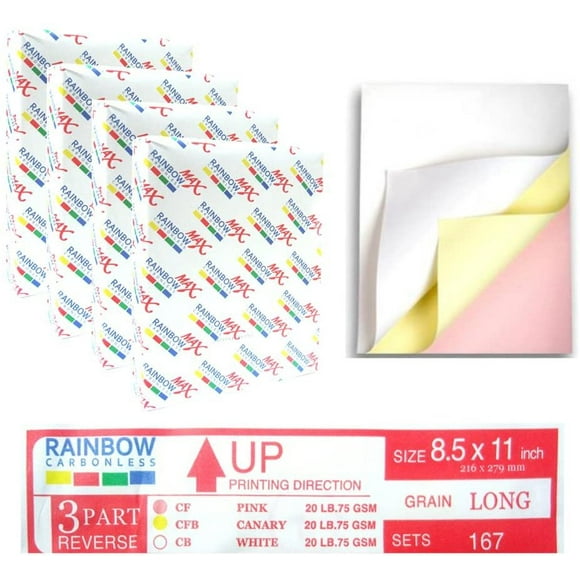 Rainbow Carbonless Paper