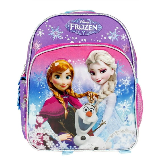 Disney by Frozen Women's Adjustable Padded Shoulder Straps Small Toddler Backpack, Purple