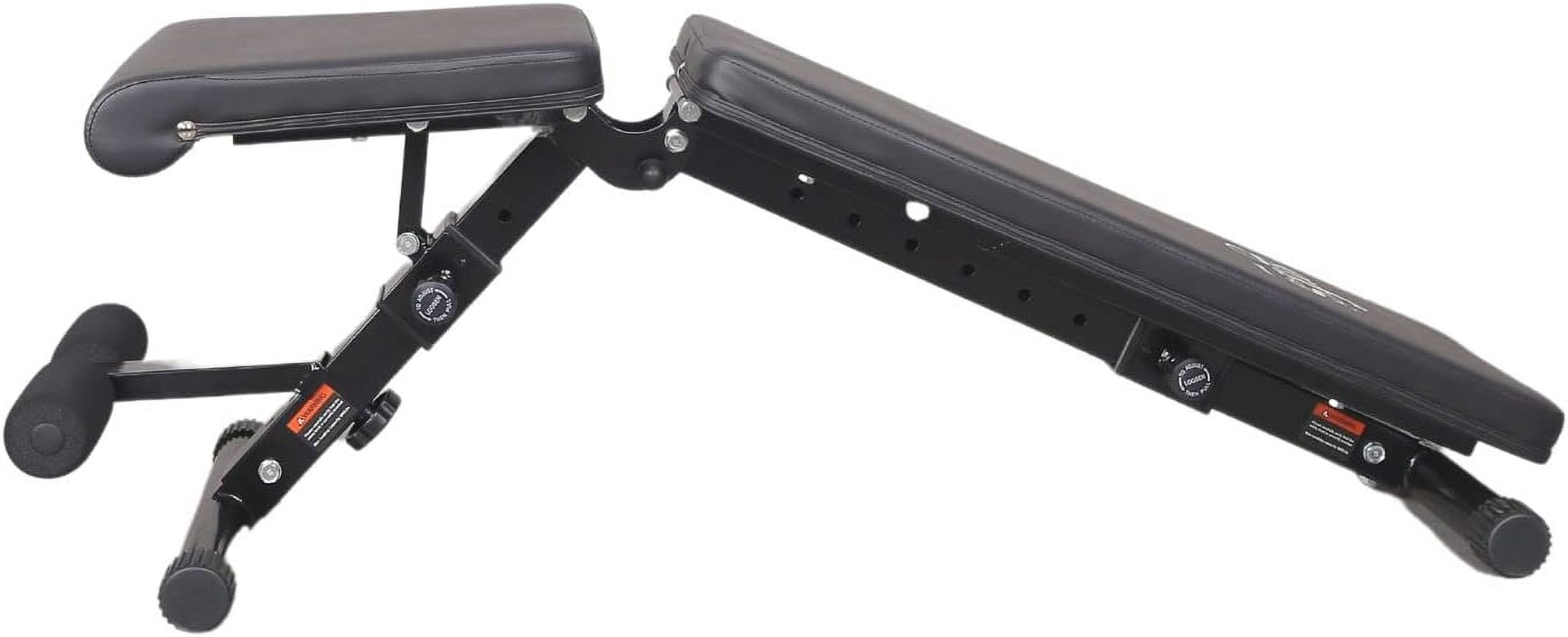 GFS Weight , 880 LBS, Adjustable Workout  Press Set Home Gym Strength Training, Removable Foot Catch for incline Flat Decline Sit Up , Full Body Fitness