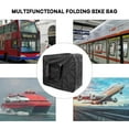 thumbnail image 5 of Tignapoo Portable Lightweight Foldable Bike Bag for 21-26 Inch Mountain & Road Bikes, Shoulder Strap & Storage Pouch Included, 600D+210D Oxford Cloth, Type A, 98x40x80cm, 5 of 5