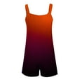 thumbnail image 4 of Dyegold Short Jumpsuits For Women Summer Dressy Casual Sleeveless Boho Rompers Clothes Loose Spaghetti Strap Overalls Bibs, 4 of 7