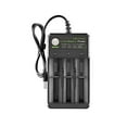 thumbnail image 2 of lulshou Fast Charge 3 18650 Battery Charger USB Smart Universal Rechargeable Battery Charger for 3.7V Li- TR IMR 14500, 16340, 16650, 18350 So on Batteries, 2 of 6