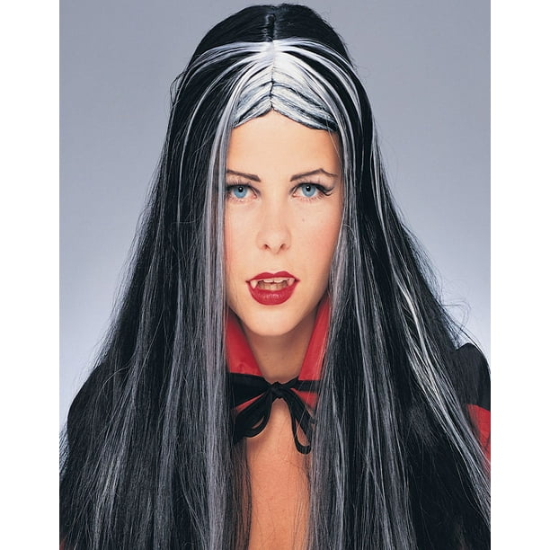 Witch Wig Bk Grey Streak Witch Wig Bk Grey Streak