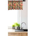 thumbnail image 3 of Ambesonne Floral Valance Pack of 2, Abstract Polish Folk Art, 54"X18", Burnt Sienna Multicolor, 3 of 4