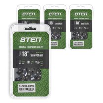 Micro Chisel Chainsaw Chain 18 inch .050 .325 72DL for Echo Husqvarna 4 Pack 810-CCC2219H