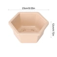 thumbnail image 3 of Hexagon Planter Pot Thickened Modern Plastic Flower Container with Drainage Hole for Indoor Outdoor Balcony Garden Home, 3 of 6