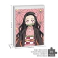 thumbnail image 3 of Kamado Nezuko Jigsaw Puzzle, Wood Puzzles Adult, 70 PCS Jigsaw Puzzle Perfect for Game Nights, 3 of 7