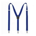 thumbnail image 1 of Tirantes elásticos de moda con hebilla y clip para pantalones de adultos, de color sólido, para hombres y mujeres, de 2,5 cm, 1 of 6