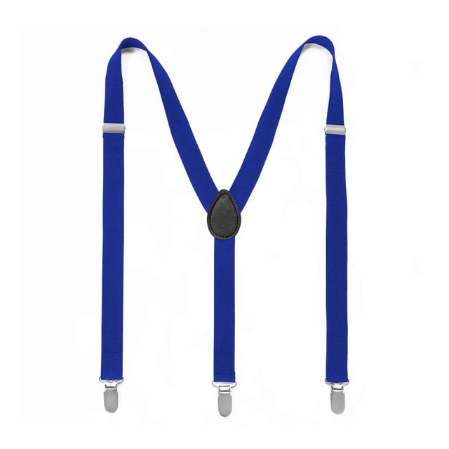 Tirantes elásticos de moda con hebilla y clip para pantalones de adultos, de color sólido, para hombres y mujeres, de 2,5 cm