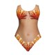 thumbnail image 3 of MKLEKYY Traje De Baño Mujer Womens Bikini Outside Wear Sexy Skin Color Printed Swimsuit, 3 of 3