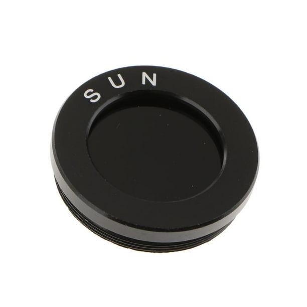 Lente ocular de telescopio de 1,25", filtro de color, montura de rosca, para kit de accesorios Negro