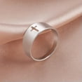 thumbnail image 2 of RSAMD Gothic Cross Jesus Ring Stainless Steel Minimalism Couple Finger Ring Jewelry-11-Gold B, 2 of 6