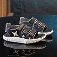 thumbnail image 4 of Gyujnb Kids Star Sport Sandals Adjustable Strap Non- Sole Breathable for Outdoor Beach & Walking,9.5-10 Years, 4 of 9